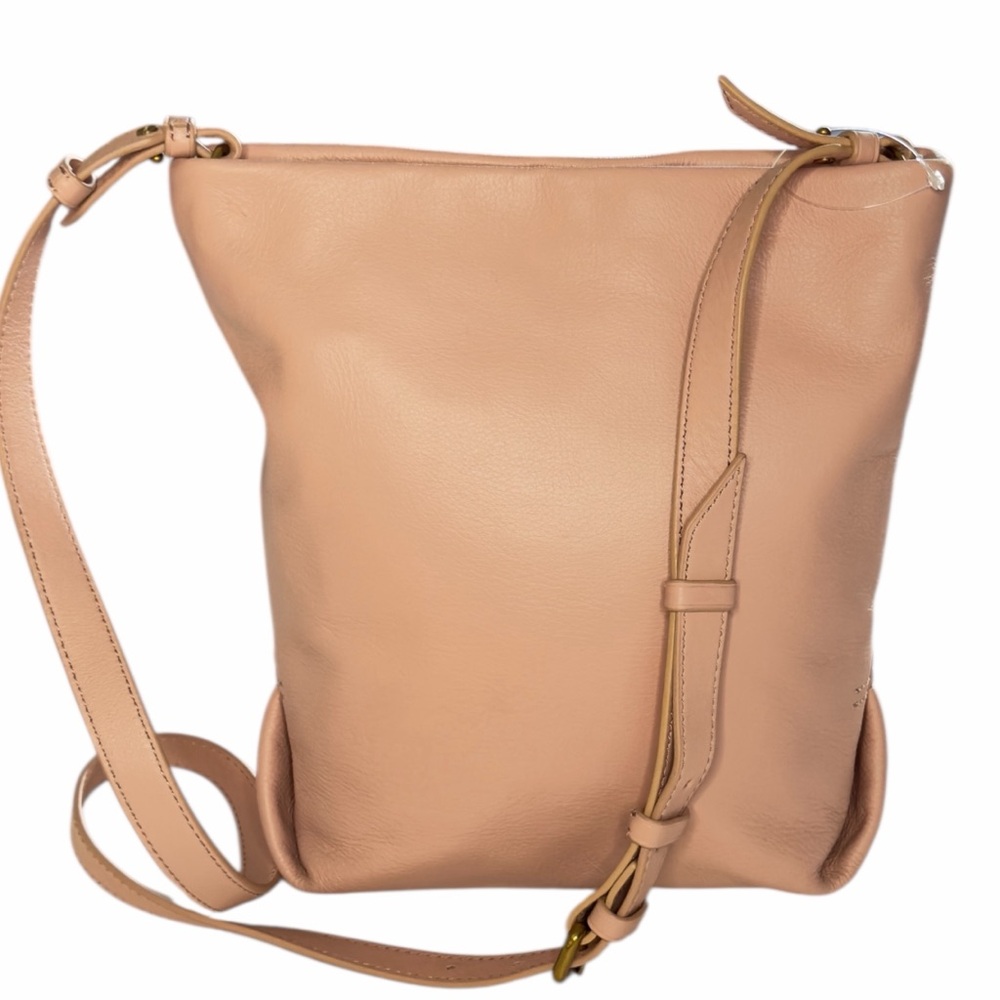 J. Crew Oslo Soft Leather Bucket Bag in Pink Shoulder Bag Crossbody Purse